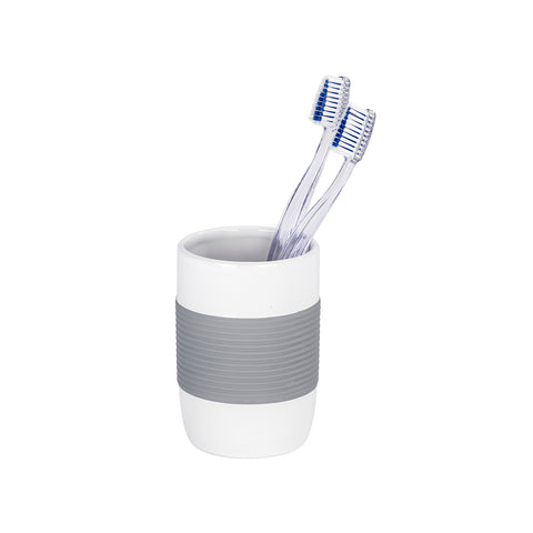 Vaso para cepillos de dientes de cerámica Bahia