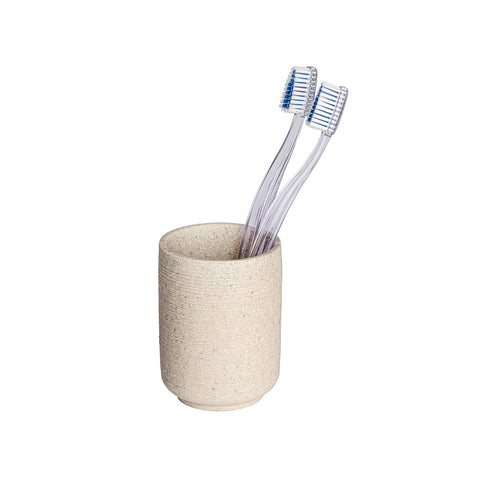 Vaso portacepillos de dientes de poliresina