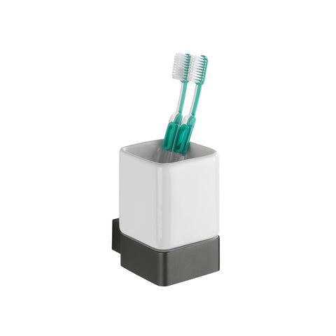 Vaso para cepillos de dientes Montella antracita