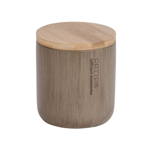 Recipiente de sobremesa gris D. 9,8cm