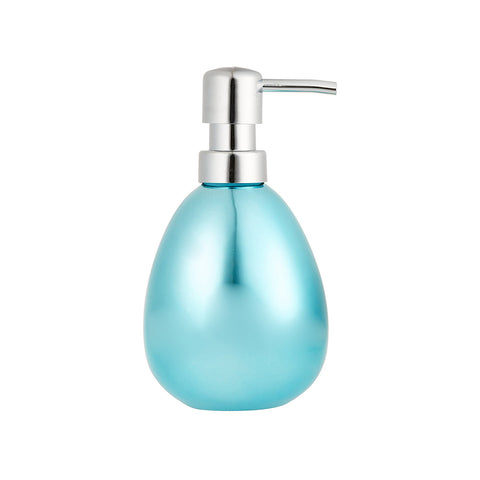 Dispensador de jabón de cerámica color petróleo 370ml