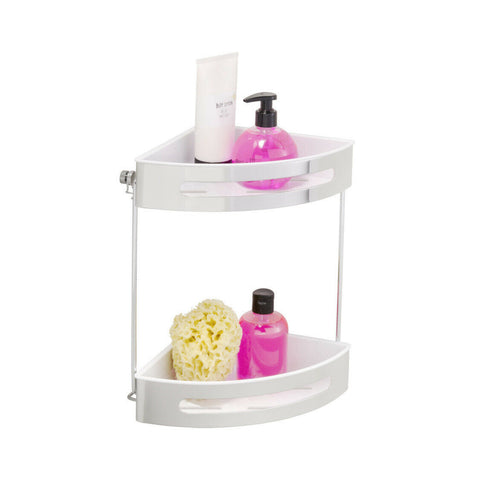 Estante angular de 2 niveles Premium Plus de acero inoxidable