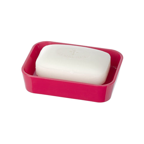 Jabonera Candy Red de poliestireno