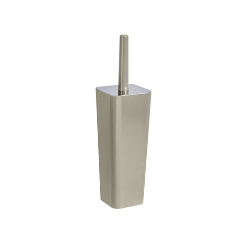 Portarrollos y escobillero de forma cerrada Taupe