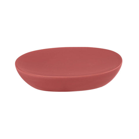 Jabonera de baño Olinda roja