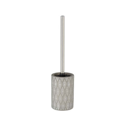 Escobillero de cerámica Tupian gris