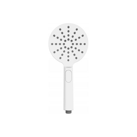Cabezal de ducha de diseño blanco D. 12cm