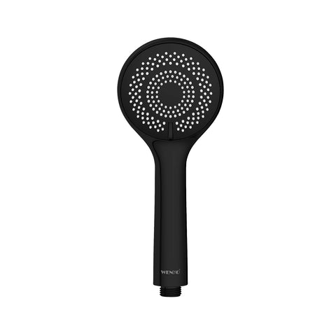 Cabezal de ducha Watersaving negro mate D. 95cm