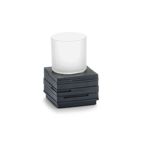 Vaso para cepillos de dientes de poliresina Schiefer