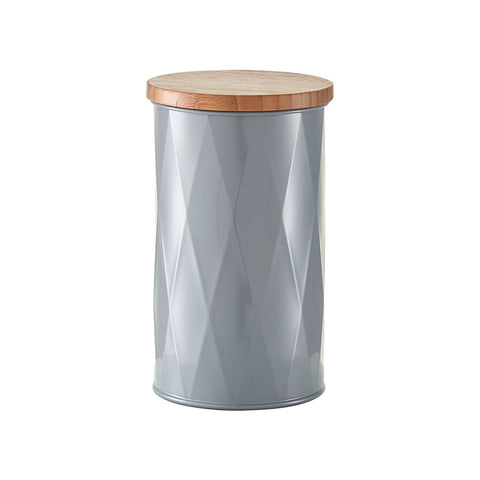 Recipiente con efecto diamante y bambú 1600ml