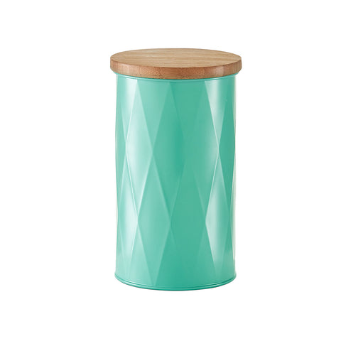 Recipiente con efecto diamante y bambú 1600ml