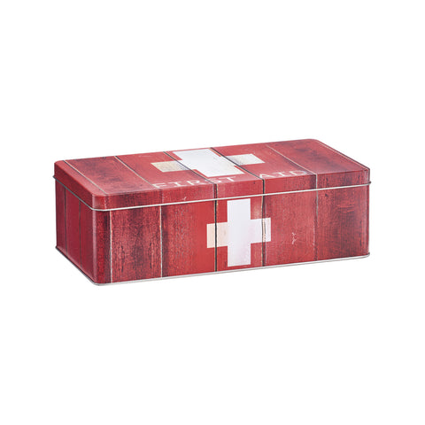 Organizador de medicamentos de metal 26,2x13,8x8,2