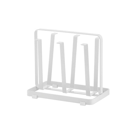 Porta copas blanco de metal – soporte para 12 copas