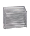 immagine-1-zeller-portariviste-in-metallo-argento-32x9x295cm-ean-4003368181752