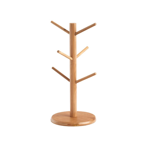 Portatazas de bambú para 6 tazas 16x34cm