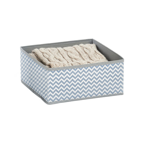 Caja organizadora blanca/gris