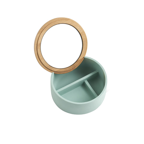 immagine-1-zeller-specchio-portagioie-rotondo-in-poliresina-menta-ean-4003368187365