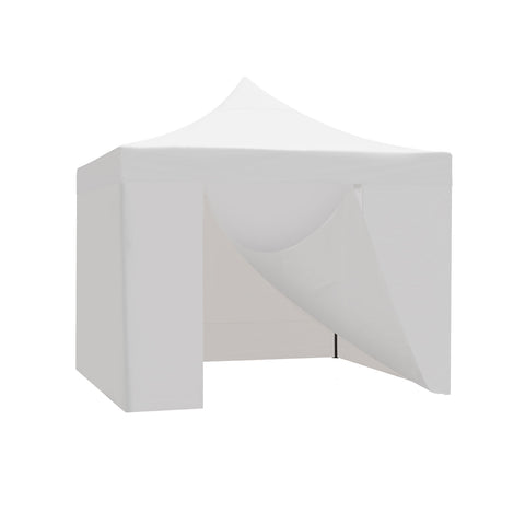 Gazebo con lonas plegable blanco 3x3m