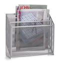 immagine-2-zeller-portariviste-in-metallo-argento-32x9x295cm-ean-4003368181752