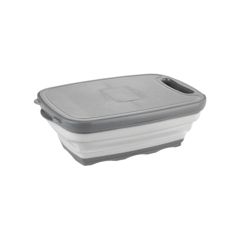 Cesta organizadora multifunción plegable con utensilios de cocina