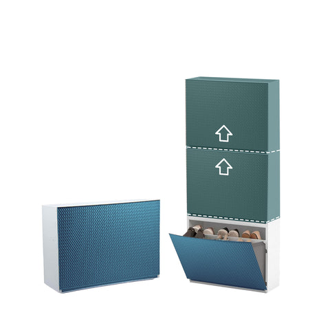 immagine-4-belli-e-forti-scarpiera-intreccio-a-parete-16x515x39cm-blu-avion-ean-8001499306040
