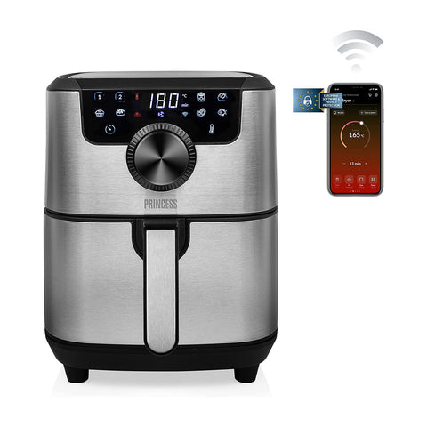 Freidora de aire de acero inoxidable 4,5l 1500w