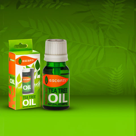 Olio Essenziale Tea Tree 10ml Antibatterico, Antifungino, Antinfiammatorio Purificante  e Seboregolatore Ean-502053500954
